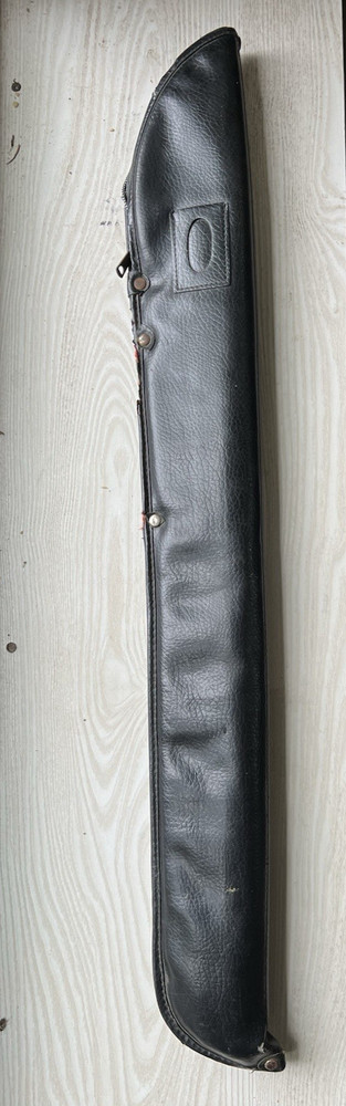 Vintage old Black Fabric Pool Stick Cue Case