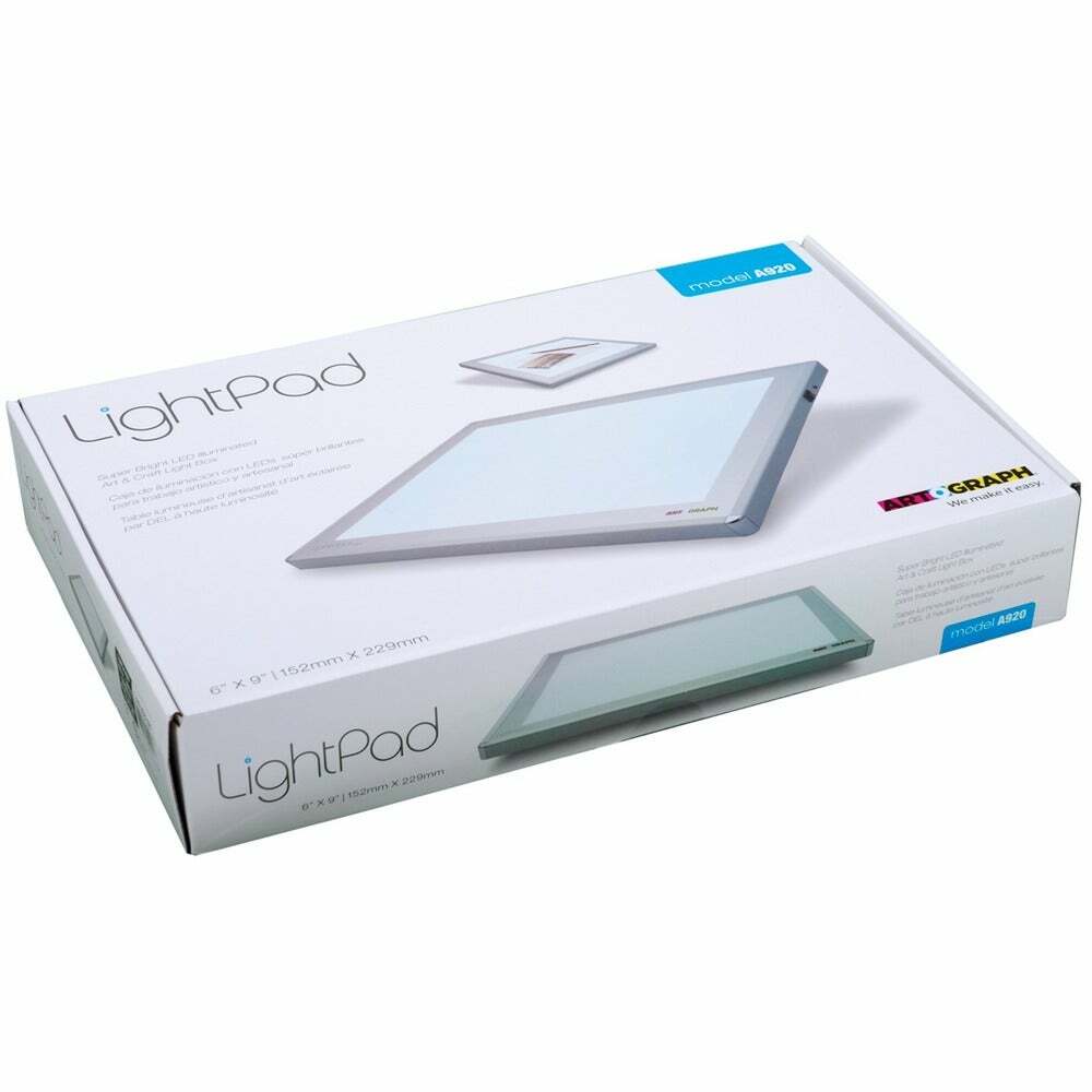 Artograph LightPad 920 6" x 9" Thin LED Light Box Projector Drawing Tracing Used