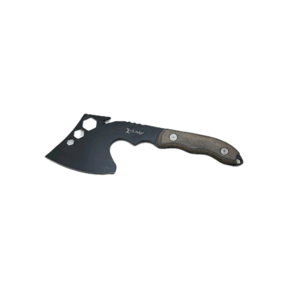 Elk Ridge Multi Tool Hatchet With Nylon Sheath. Wooden Handle New