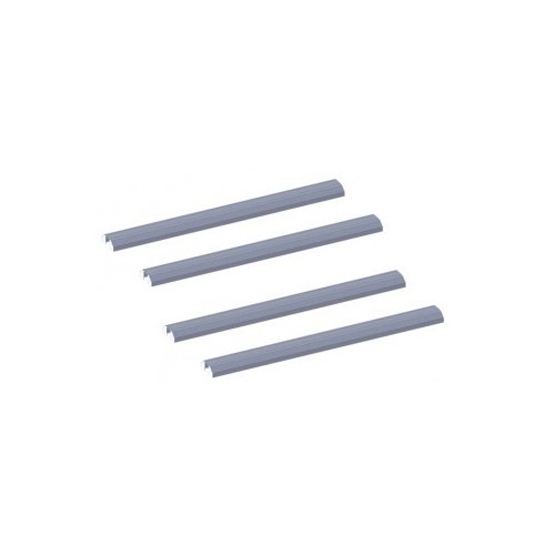 Quantum TTK-18 NSF 216"L Chrome Plated Overhead Track Kit