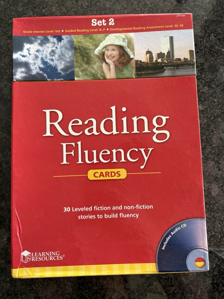 Third Grade Learning Resources Set 2 reading Fluency cards