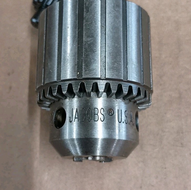 Jacobs USA Chuck 2BA Plain Bearing 3/8"-24 Threaded Mount