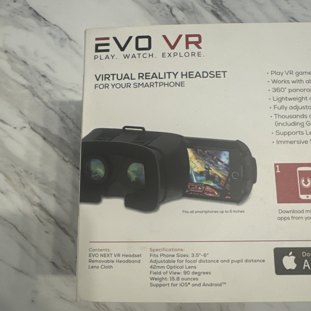 EVO VR Virtual Reality Starter Kit Bluetooth Smart Phone 0020