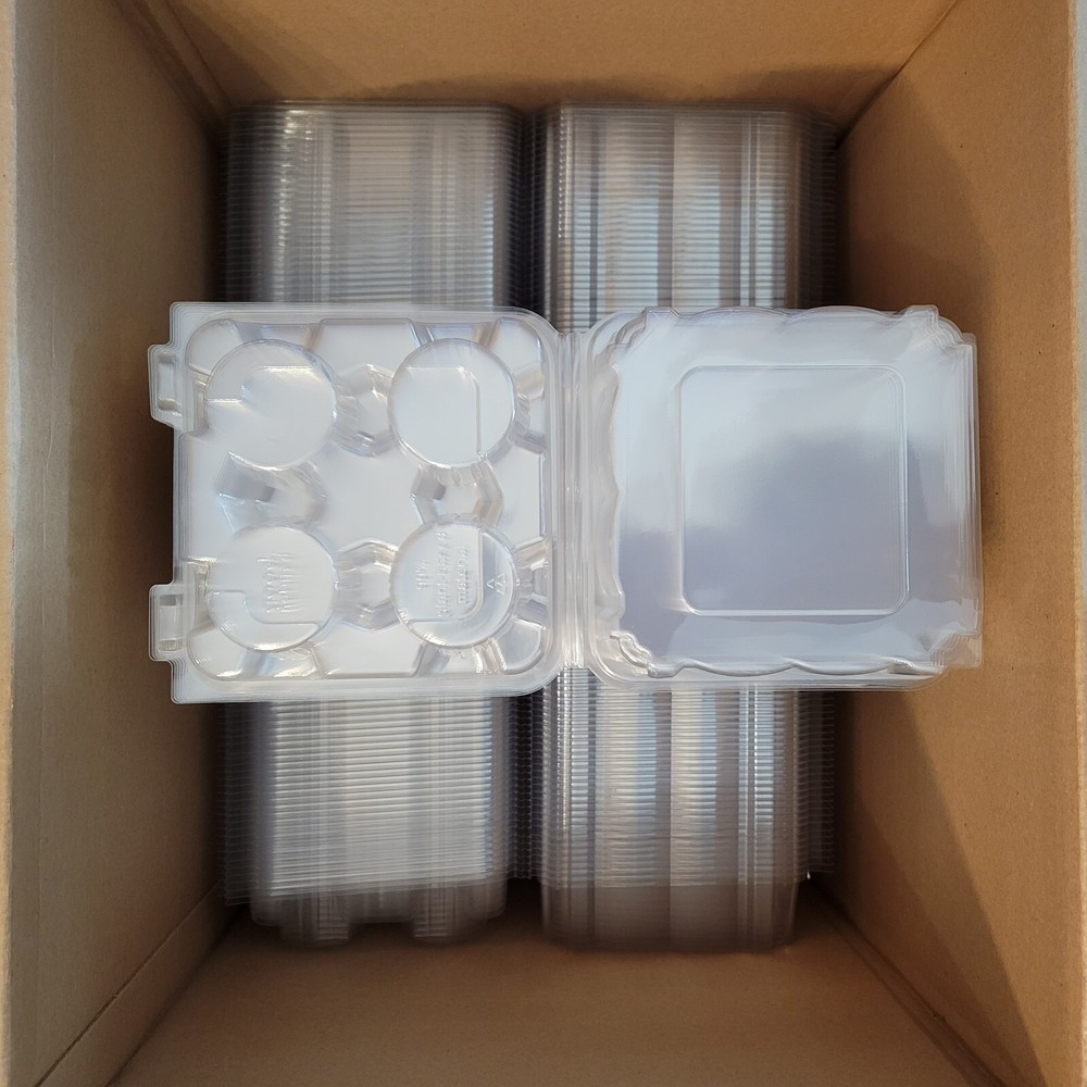 Good Natured Compostable Cupcake & Muffin Packaging 4-pack And Single