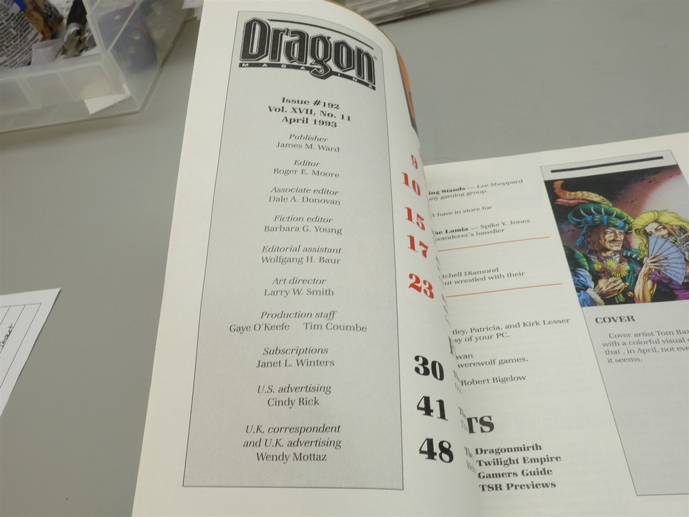 Dragon Magazine: Issue #192 (TSR)