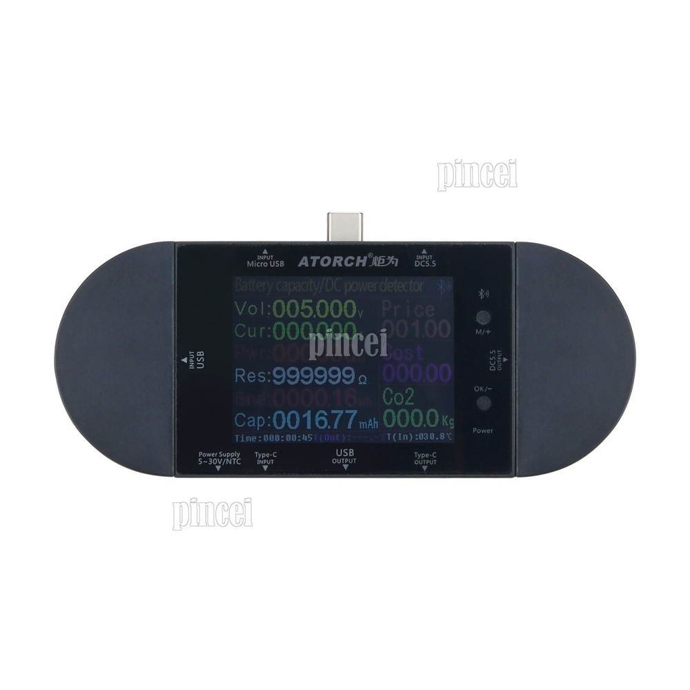 ATORCH UD24 USB Voltmeter Voltage Current Meter DC Digital Tester (Full Set)