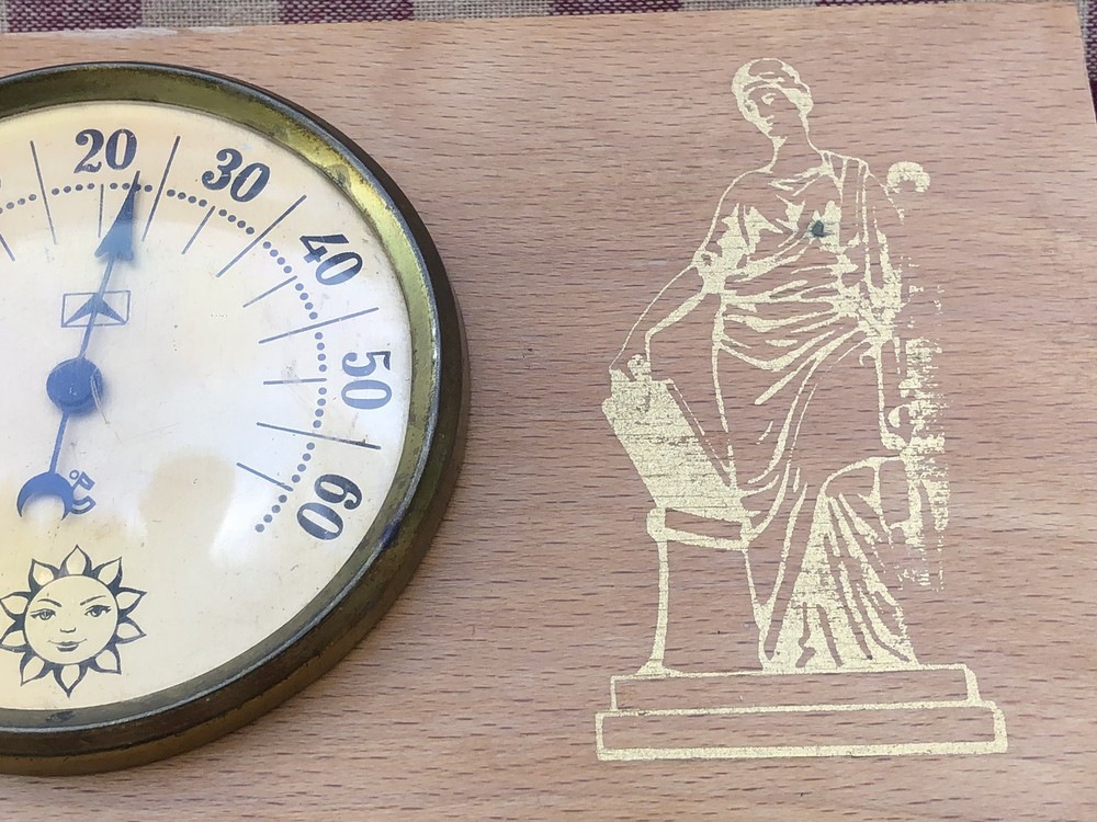 Soviet tabletop Barometer-Hygrometer atmospheric pressur USSR