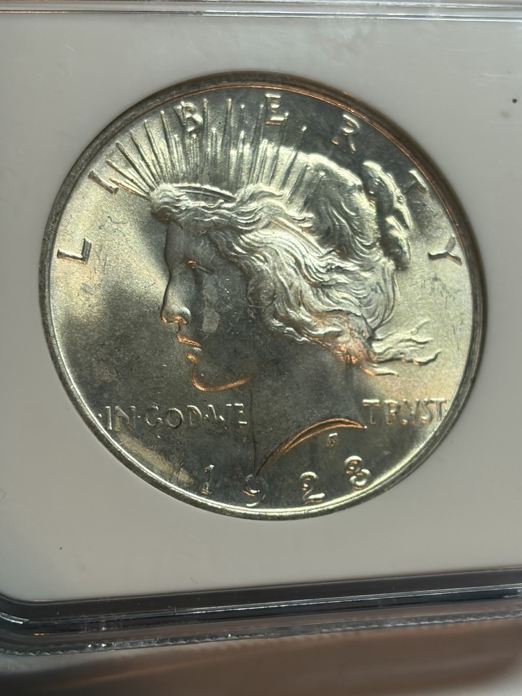 1923 $1 PEACE SILVER DOLLAR NGC MS65 BLAST WHITE NICE GRADE
