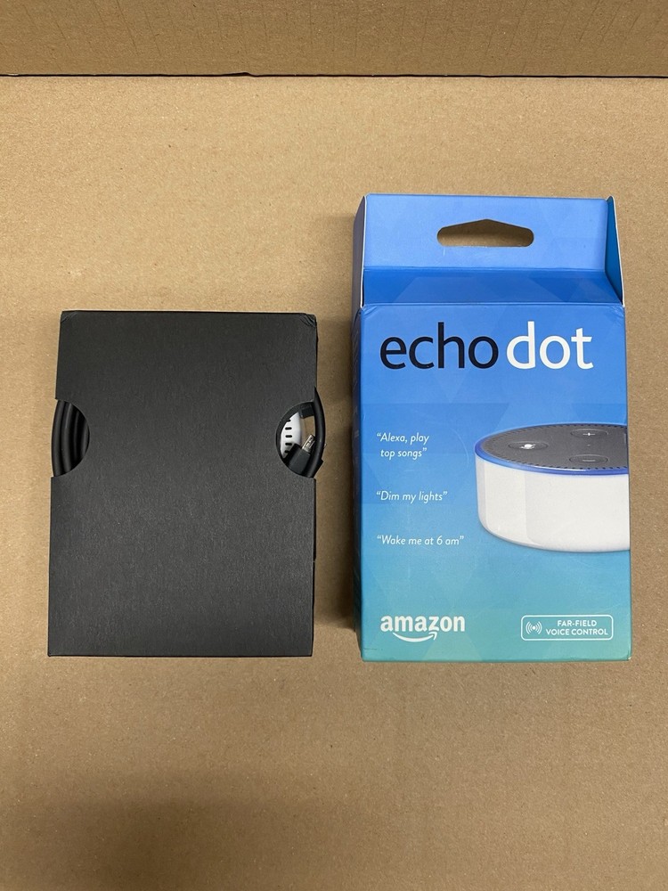 NEW Open Box Amazon Echo Dot (2nd Generation) Smart Assistant - White. Free Ship