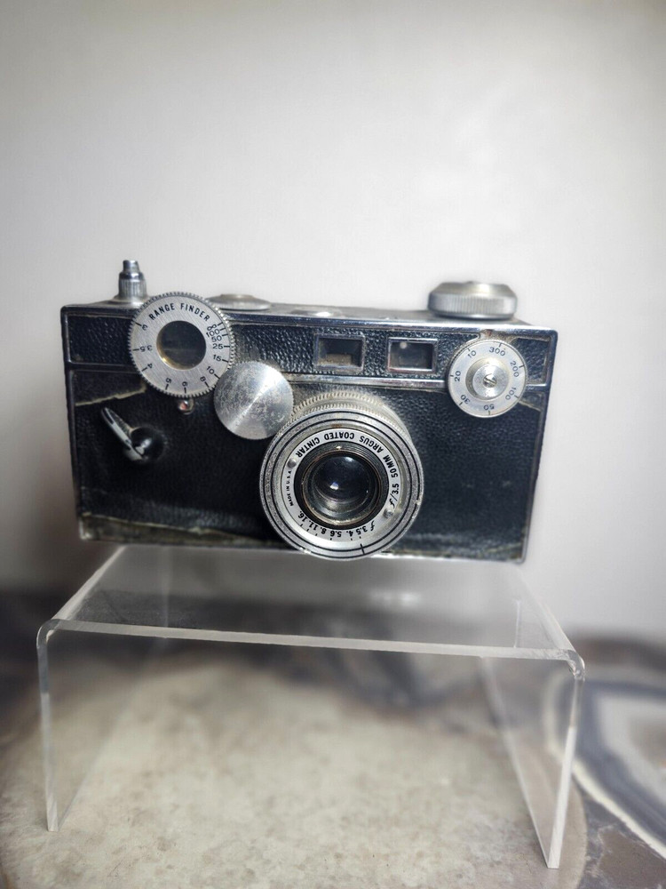 Vintage Argus C-3 35mm Camera  Coated Cintar Lens Rangefinder