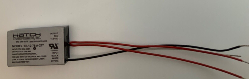 NEW HATCH TRANSFORMER RL12-75 A-277