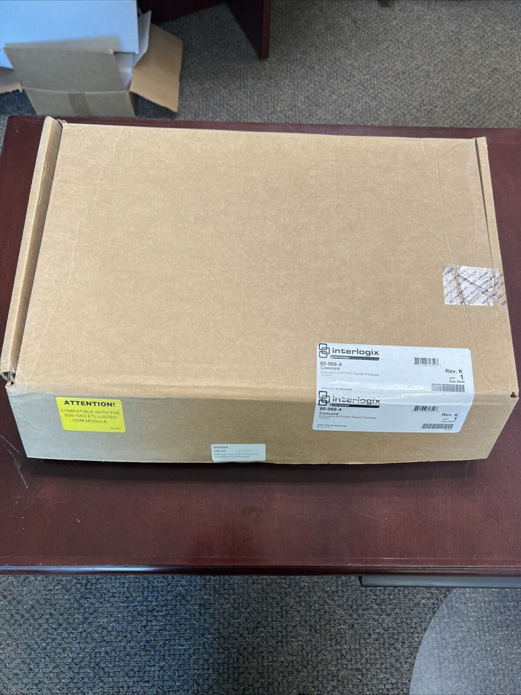 Interlogix 80-966-4 Concord 4 ATP1000 Stater Package Panel Keypad Transformer