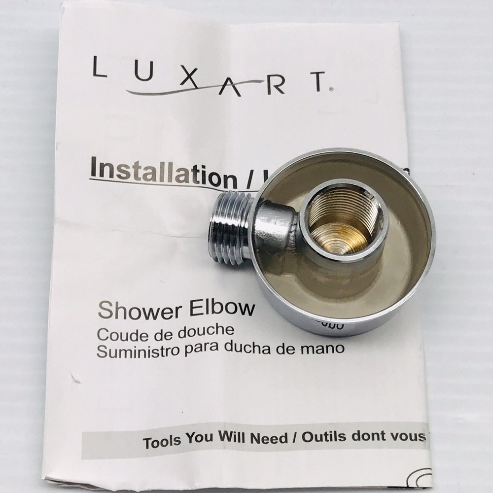 LUXART LSE-CP SHOWER ELBOW POLISHED CHROMED