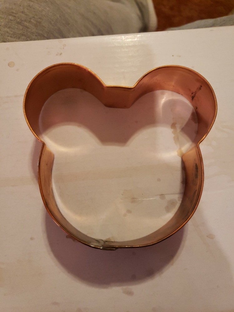 BRAMAN Heavy Copper  Mouse  Head Cookie Cutter