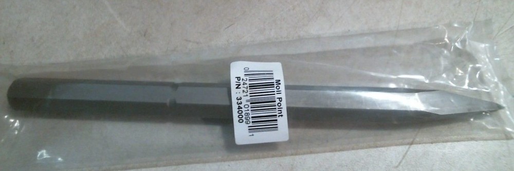 Irwin 334000 12" Moil Point Chisel FREE SHIPPING