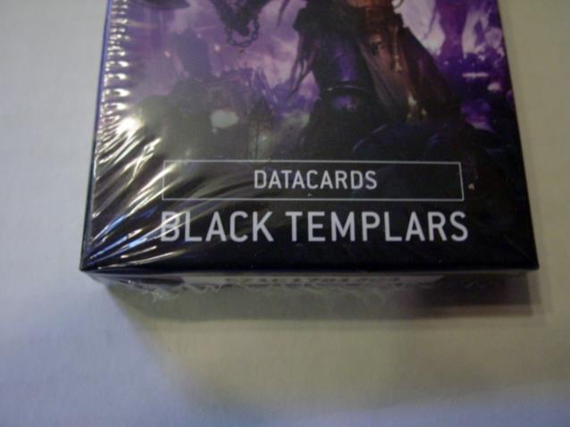 Warhammer 40k - DATACARDS - Black Templars (SEALED) Games Workshop