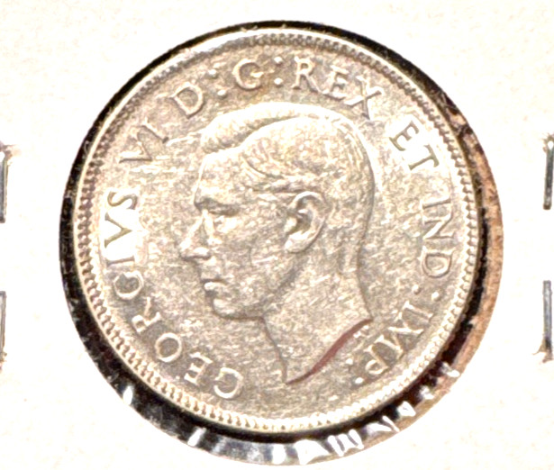 Canada 1937 quarter KM 35 AU