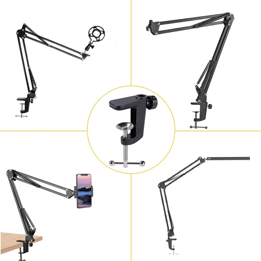 Adjustable Desk Light Mount Clamp