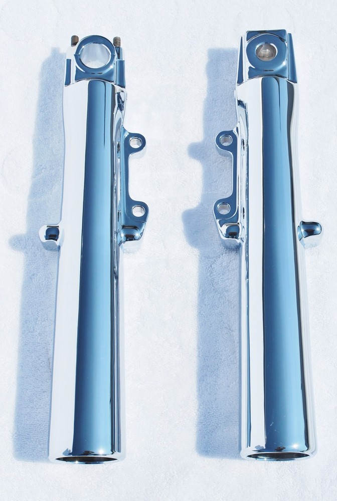 Harley Electra Glide Classic FLHTC 00-13 Chrome Lower Slider Fork Legs Outright