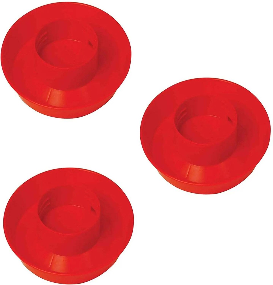 Miller Mason Jar Water Base Red 3-Pack