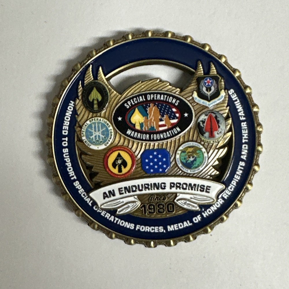 Special Operations Warrior Foundation Challenge Coin