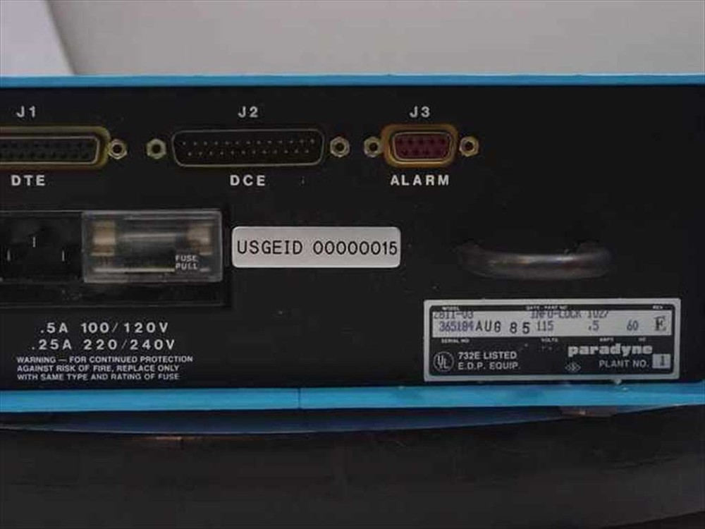 Paradyne 2811-03 Old Style add on Device for communications - Error Code 154 - A