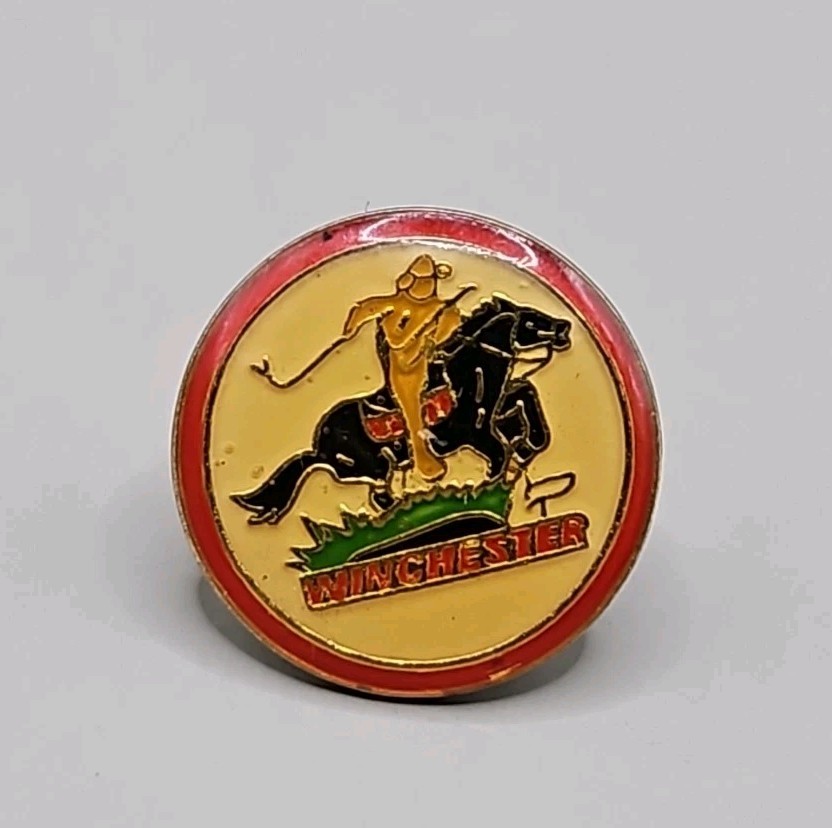 Vintage Winchester Enamel Lapel Hat Pin