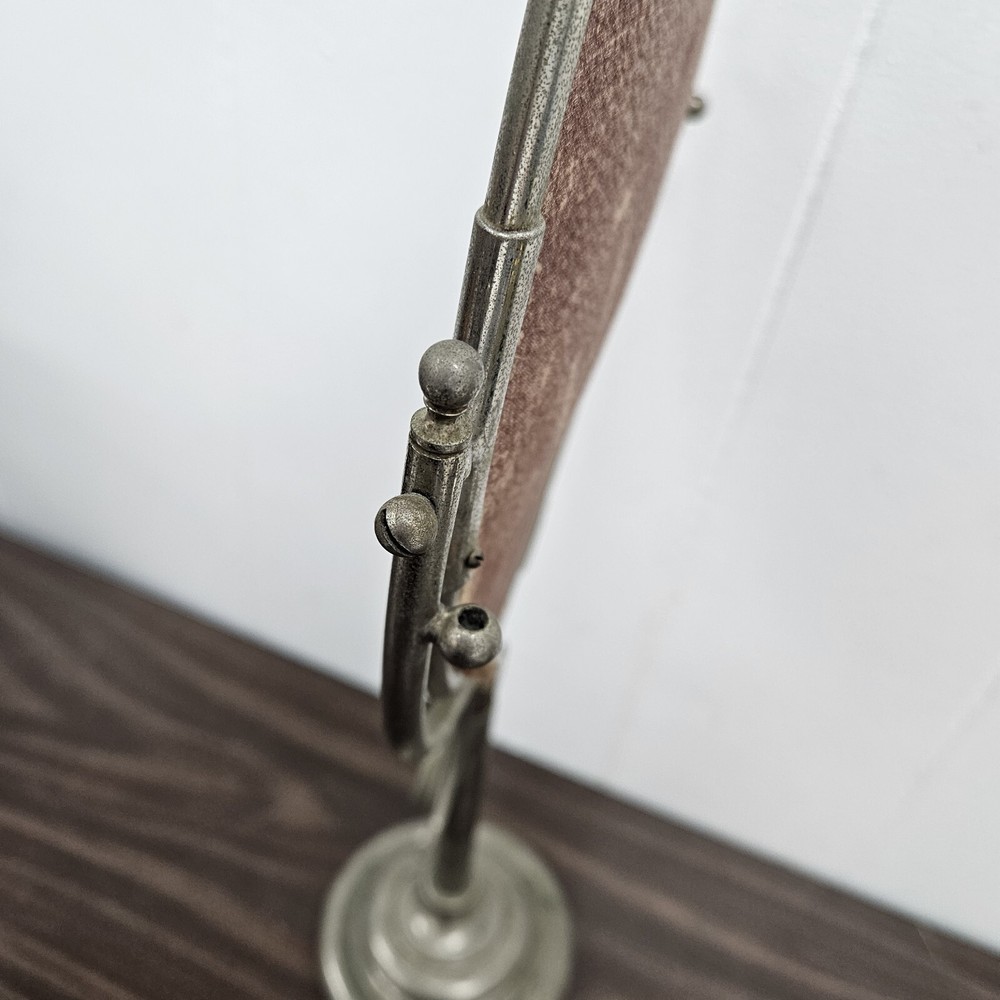 Vintage Metal Beauty Table Top Vanity Mirror