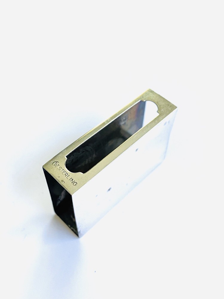 Vintage Sterling Silver Match Box Case by Watrous