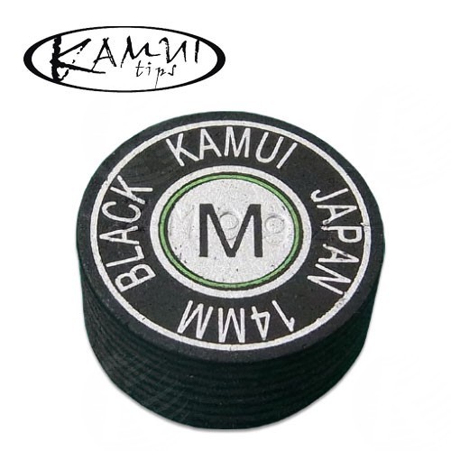 GENUINE KAMUI BLACK 14 MM CUE TIPS