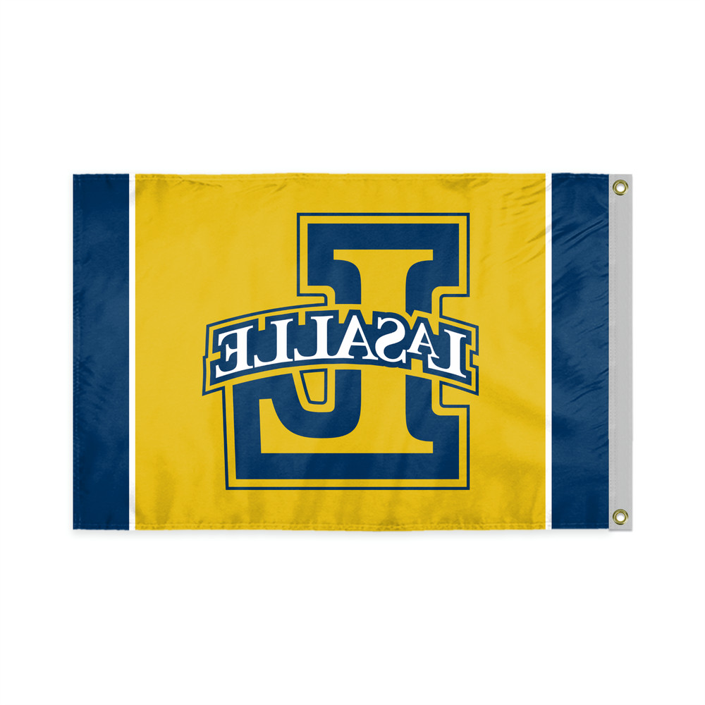 La Salle University LSU Explorers Flag - Nylon & Poly Grommets - Multiple Sizes