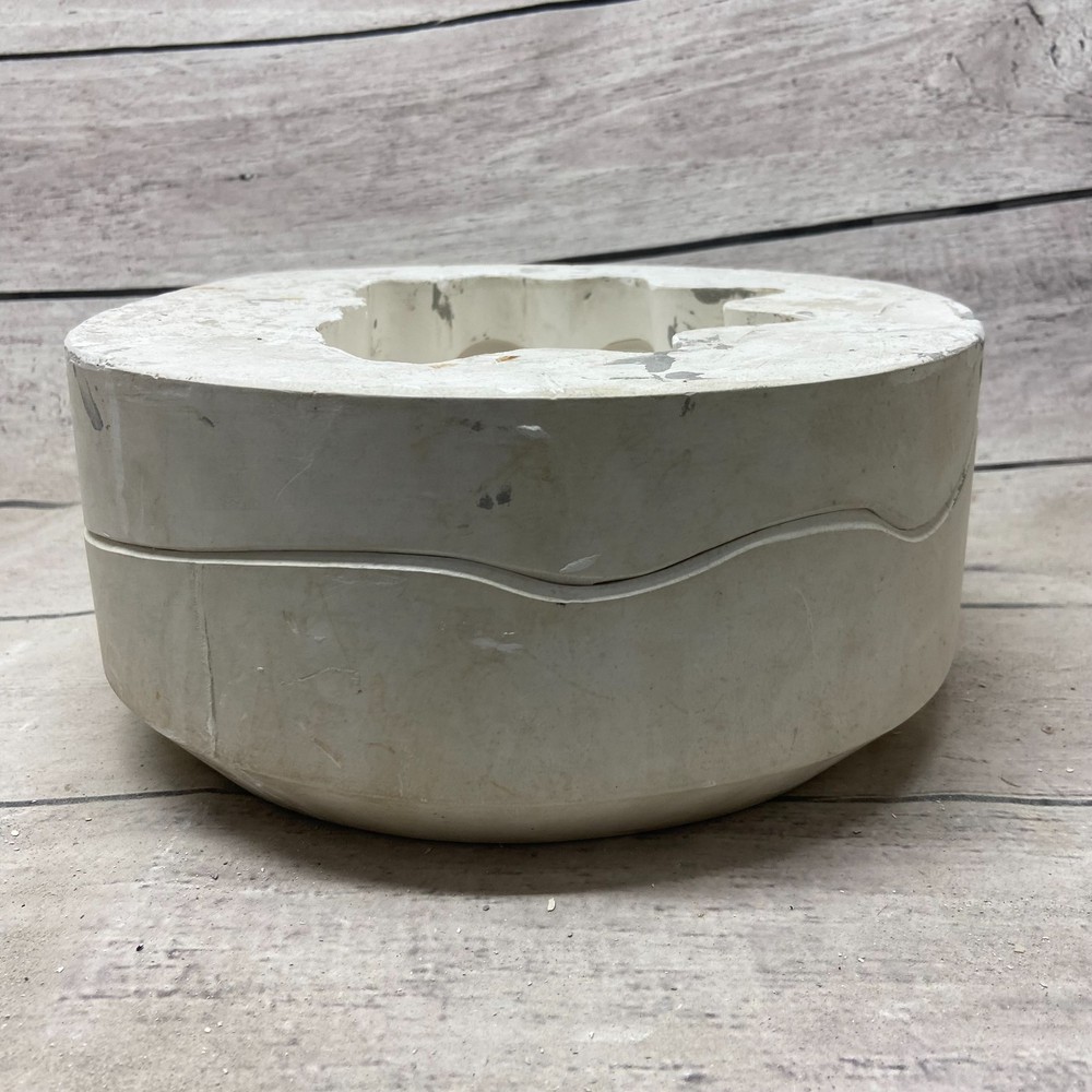 Unbranded Ceramic Casting Mold Wavy Tray