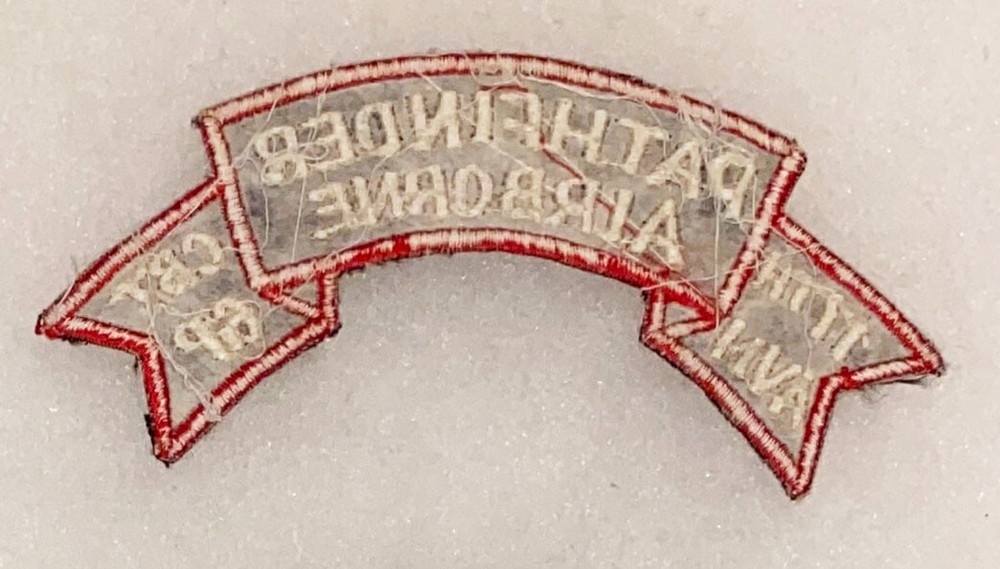 17th Aviation Pathfinder Theatre Made Scroll