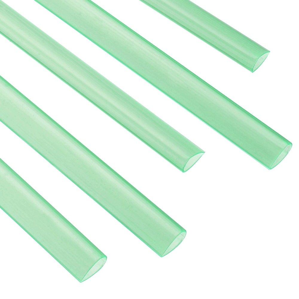 20Pcs 13x8mm Binding Bars, 50 Sheets Capacity, Transparent Green