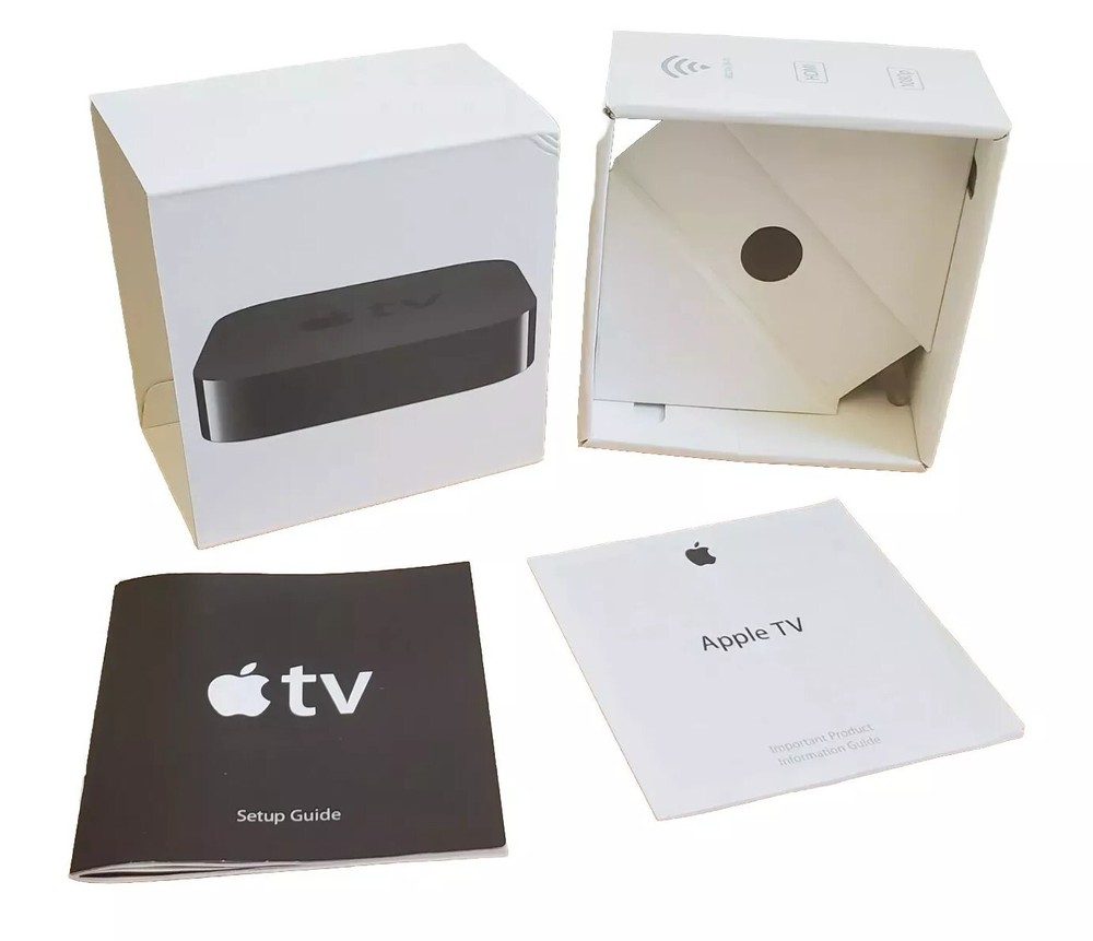 AppleTV 3rd Generation BOX ONLY MD199LL/A A1469 Replacement Box Storage Gift EUC