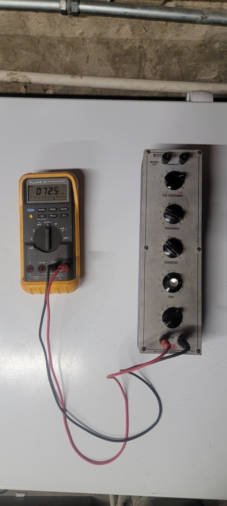 Eico Resistance Decade Box Model 1171 Resistor Untested