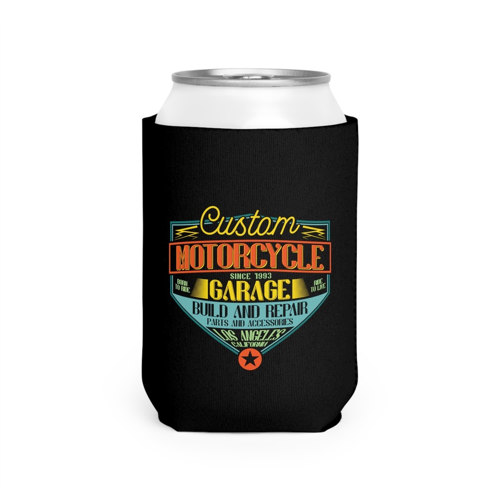 Custom Motorcycle Garage - Can Cooler Sleeve