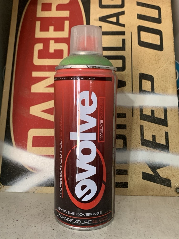 Evolve Spray Paint, Discontinued Line O’ Hoolaghan Green