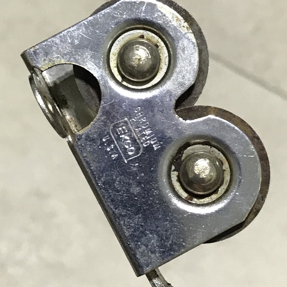 VTG Ekco Pull Through Knife Sharpener Chromium Plated USA