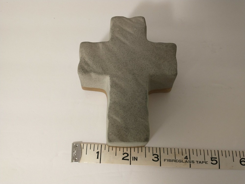 Decrotive Cracker Barrel Easter Christian Clay Cross Open Box