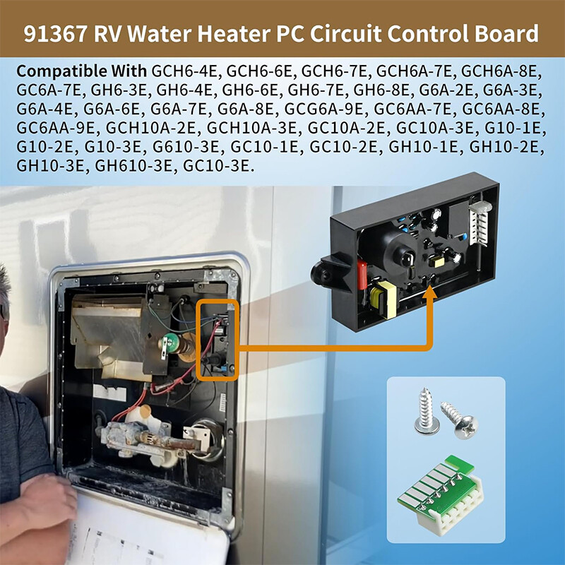 For Atwood RV Water Heater PC Circuit Control Board 93253 93257 93865 91367 New