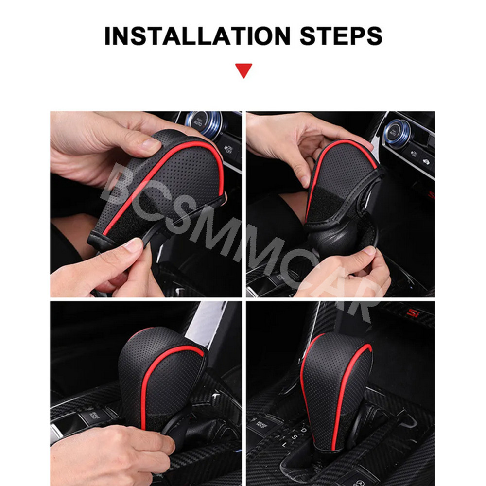 Car Gear Shifter Collar Sleeve Shift Knob Cover Protector Interior Replace