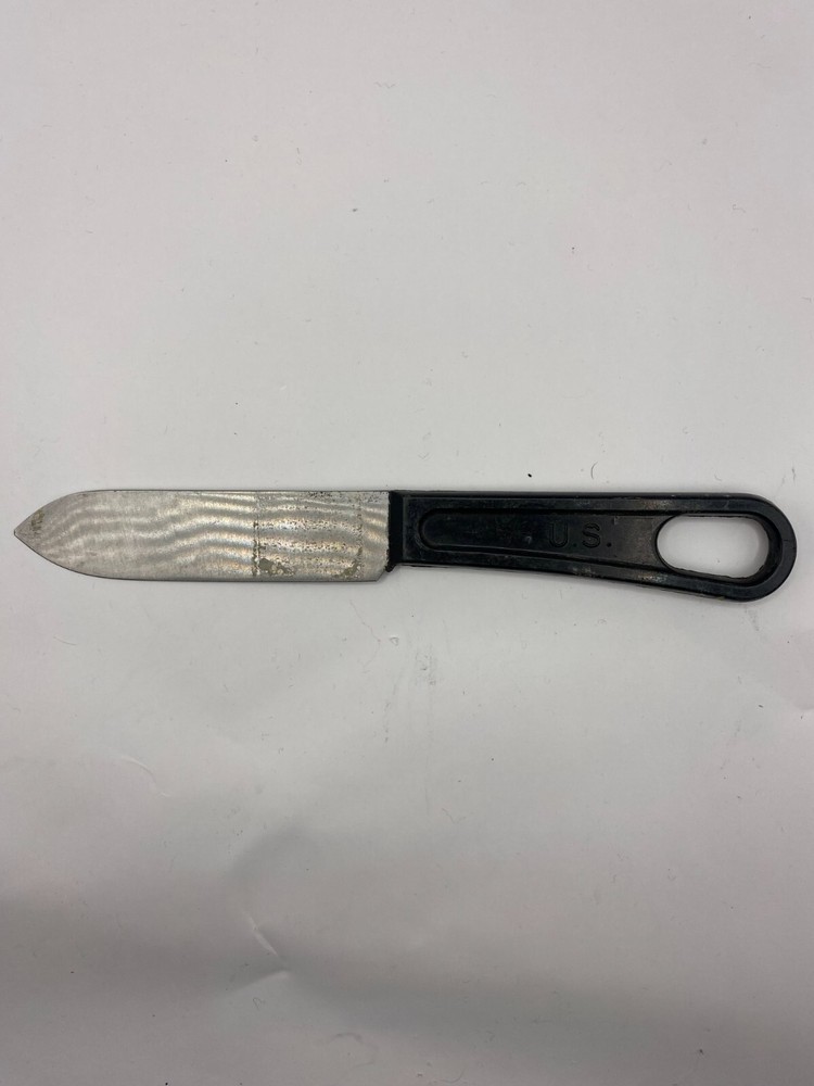 US Army Bakelite Black Handle Knife WW2 Early