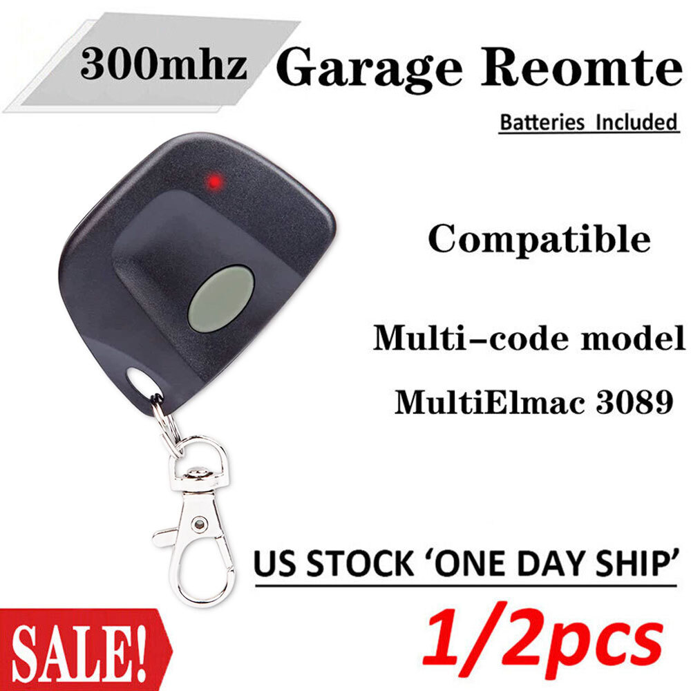 For 3089 multi-code multicode 3060 Linear R4G9 300mhz Garage Door Button Remote