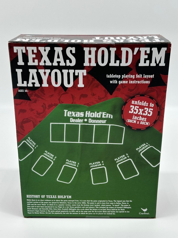 Texas Hold'em Layout 35X35