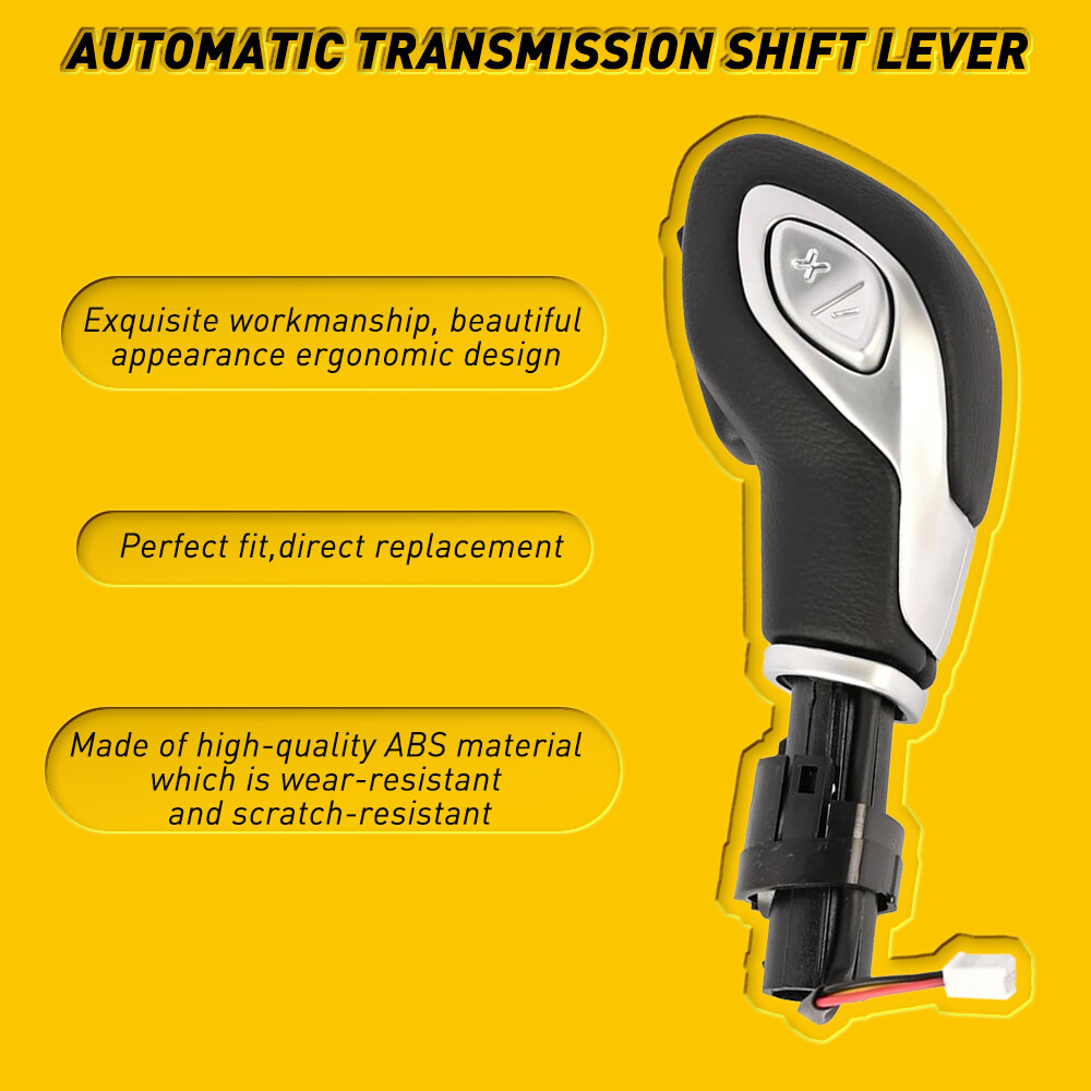 Automatic Gear Shift Knob Handle with Button Fits for 2013-2015 Ford Fusion