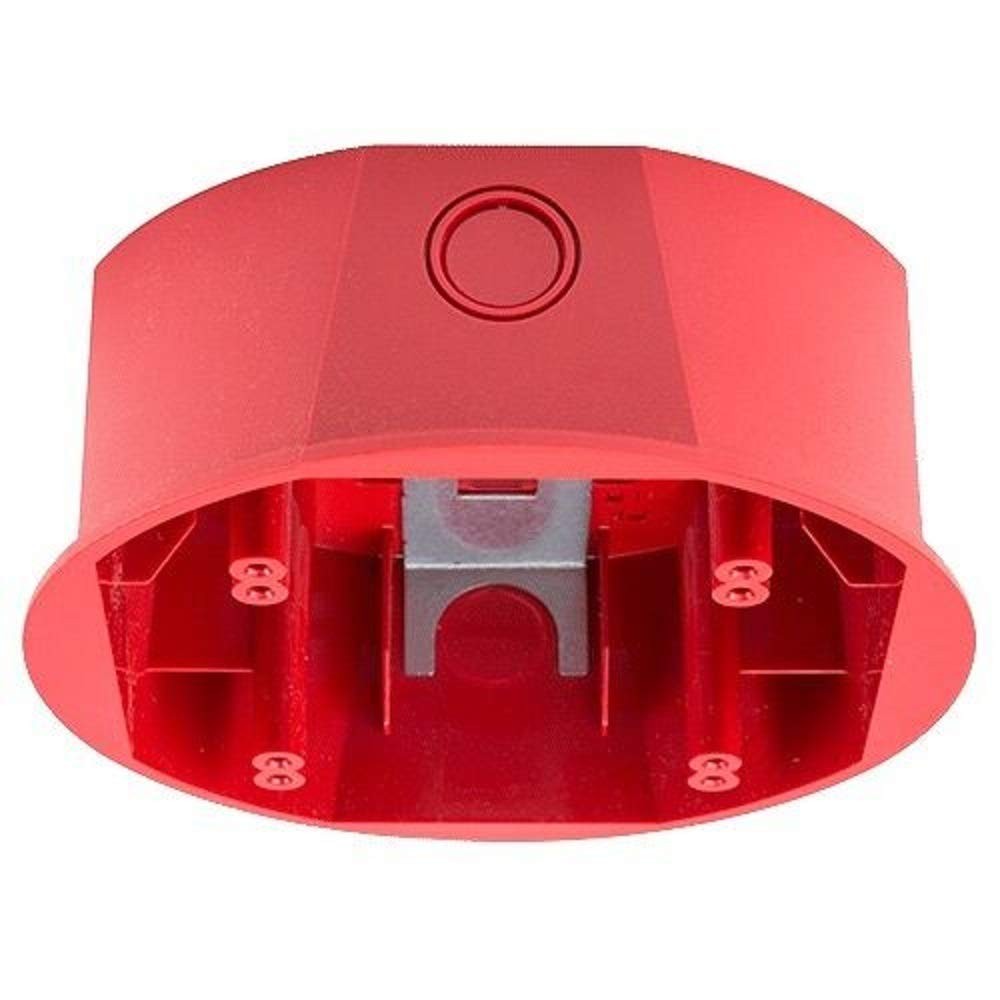 SYSTEM SENSOR SBBCR Ceiling Mount Surface Mount Back Box, RED, SPECTRALERT