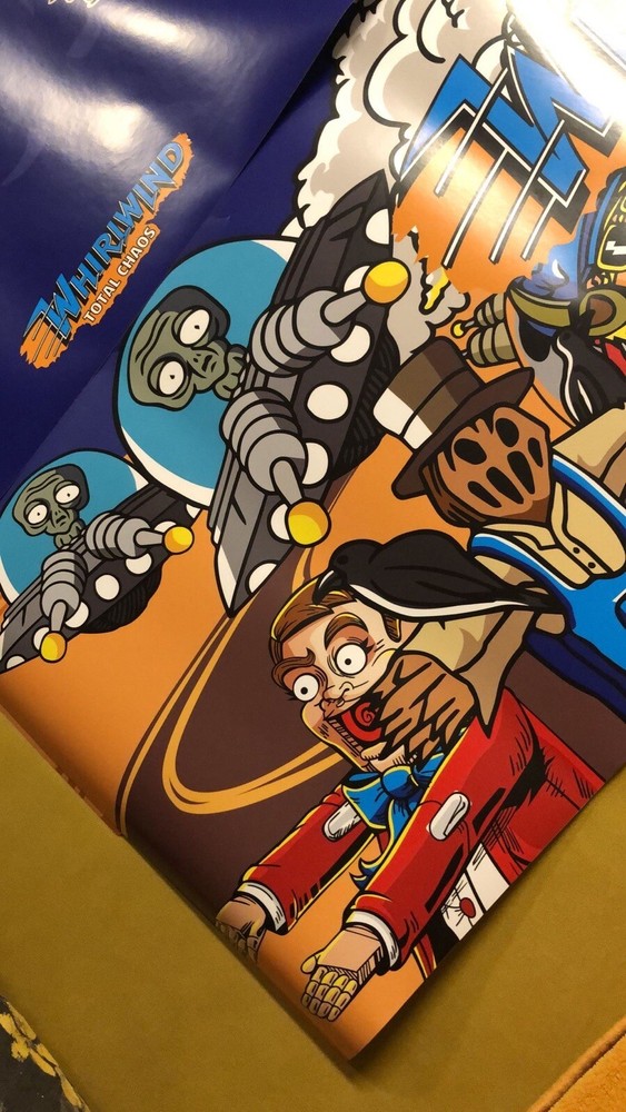 Whirlwind Total Chaos Pinball decals