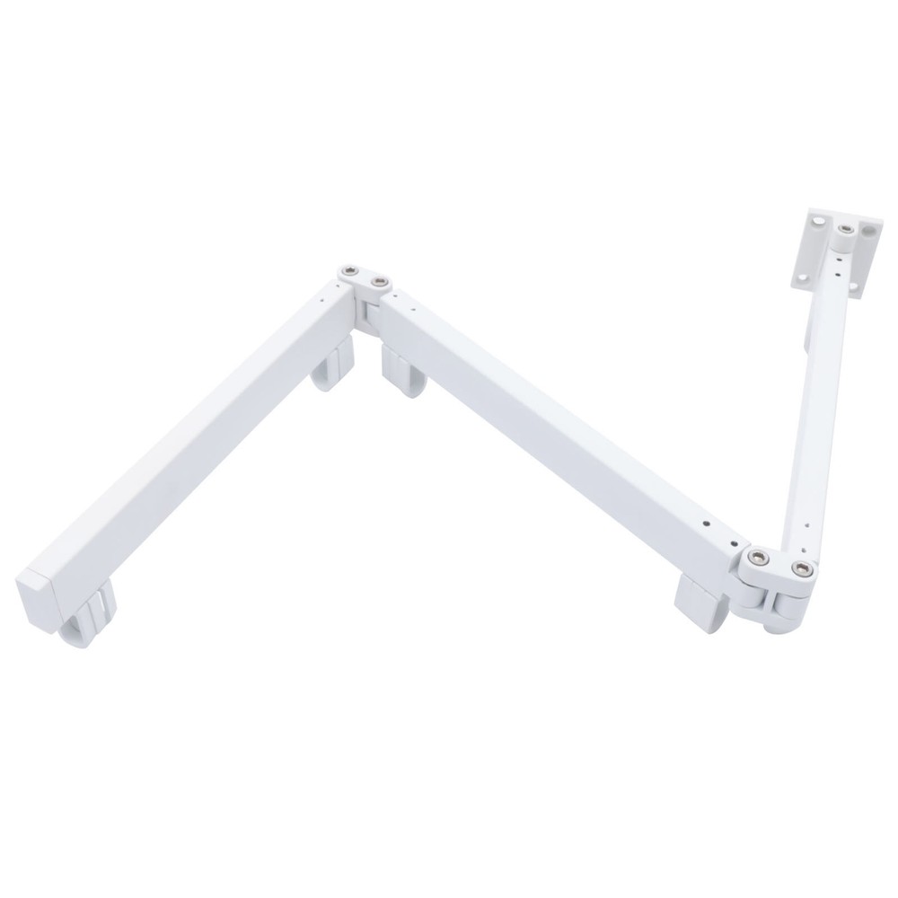 Wall Mounted Laundry Clothes Storage Drying Rack Retractable Tri-Folding Hanger