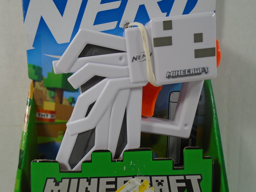 2021 HASBRO--MINECRAFT GHAST--NERF MICROSHOTS GUN (NEW)